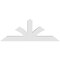 Ekena Millwork Richland Architectural Grade PVC Gable Bracket, 72"W x 27"H x 6"D x 6"F, 9/12 Pitch GBP072X27X0606RIC00 - alternate 3